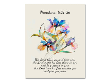 Numbers 6:24-26 Digital download printable art
